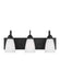 Myhouse Lighting Generation Lighting. - 4420203EN3-112 - Three Light Wall / Bath - Seville - Midnight Black