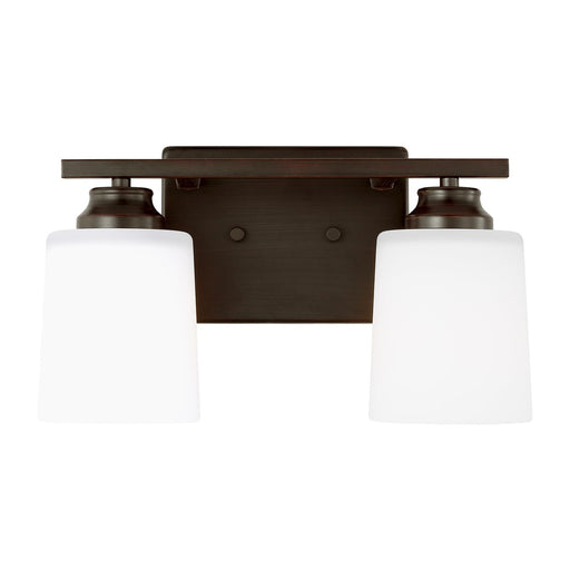 Myhouse Lighting Generation Lighting. - 4420902-710 - Two Light Wall / Bath Sconce - Vinton - Bronze