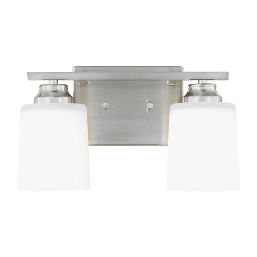 Myhouse Lighting Generation Lighting. - 4420902-962 - Two Light Wall / Bath Sconce - Vinton - Brushed Nickel