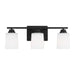 Myhouse Lighting Generation Lighting. - 4420903-112 - Three Light Wall / Bath - Vinton - Midnight Black