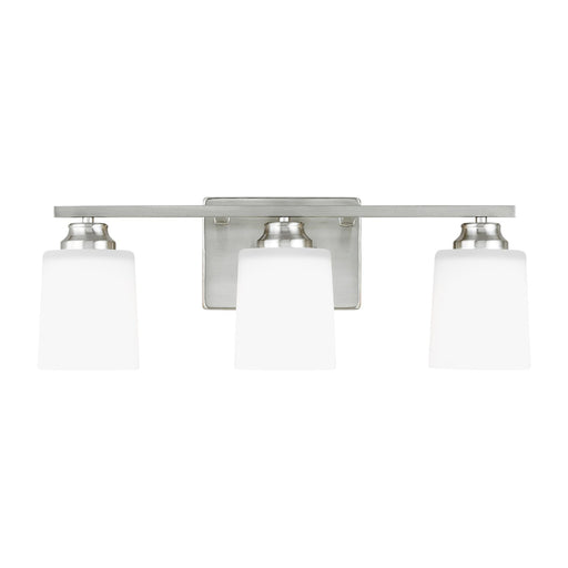 Myhouse Lighting Generation Lighting. - 4420903-962 - Three Light Wall / Bath - Vinton - Brushed Nickel