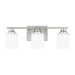 Myhouse Lighting Generation Lighting. - 4420903-962 - Three Light Wall / Bath - Vinton - Brushed Nickel