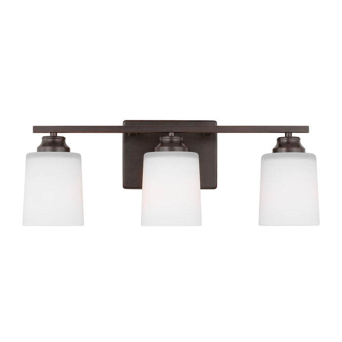 Myhouse Lighting Generation Lighting. - 4420903EN3-710 - Three Light Wall / Bath - Vinton - Bronze