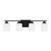 Myhouse Lighting Generation Lighting. - 4420904-112 - Four Light Wall / Bath Sconce - Vinton - Midnight Black