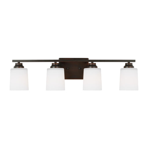 Myhouse Lighting Generation Lighting. - 4420904-710 - Four Light Wall / Bath Sconce - Vinton - Bronze