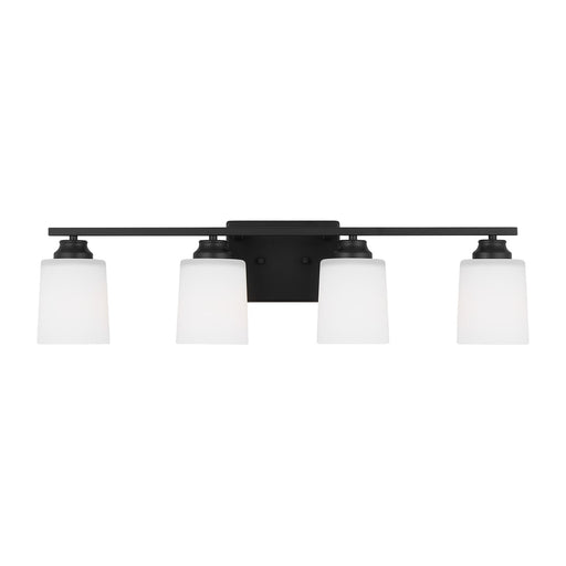 Myhouse Lighting Generation Lighting. - 4420904EN3-112 - Four Light Wall / Bath Sconce - Vinton - Midnight Black