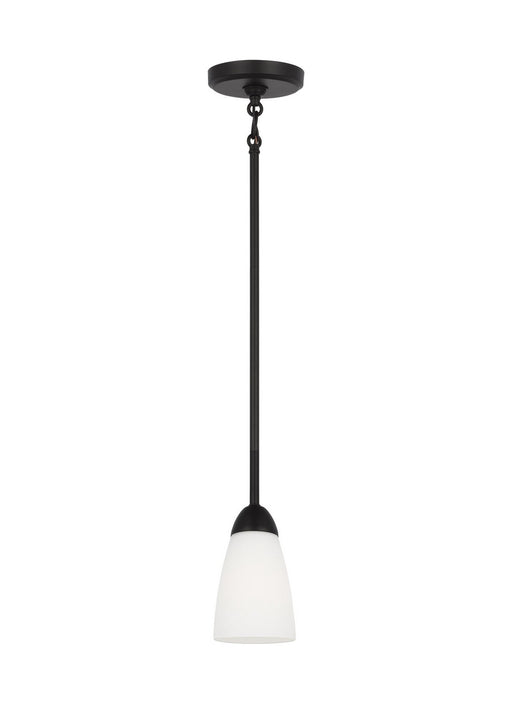 Myhouse Lighting Generation Lighting. - 6120201EN3-112 - One Light Mini Pendant - Seville - Midnight Black