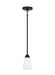 Myhouse Lighting Generation Lighting. - 6120201EN3-112 - One Light Mini Pendant - Seville - Midnight Black