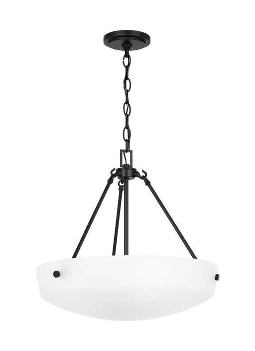 Myhouse Lighting Generation Lighting. - 6615203EN3-112 - Three Light Pendant - Kerrville - Midnight Black