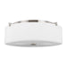 Myhouse Lighting Generation Lighting. - FM312EN3/BS - Three Light Flush Mount - Sunset Drive - Brushed Steel