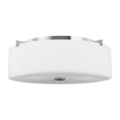 Myhouse Lighting Generation Lighting. - FM312EN3/CH - Three Light Flush Mount - Sunset Drive - Chrome