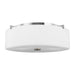 Myhouse Lighting Generation Lighting. - FM312EN3/CH - Three Light Flush Mount - Sunset Drive - Chrome