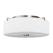 Myhouse Lighting Generation Lighting. - FM313EN3/BS - Two Light Flush Mount - Sunset Drive - Brushed Steel