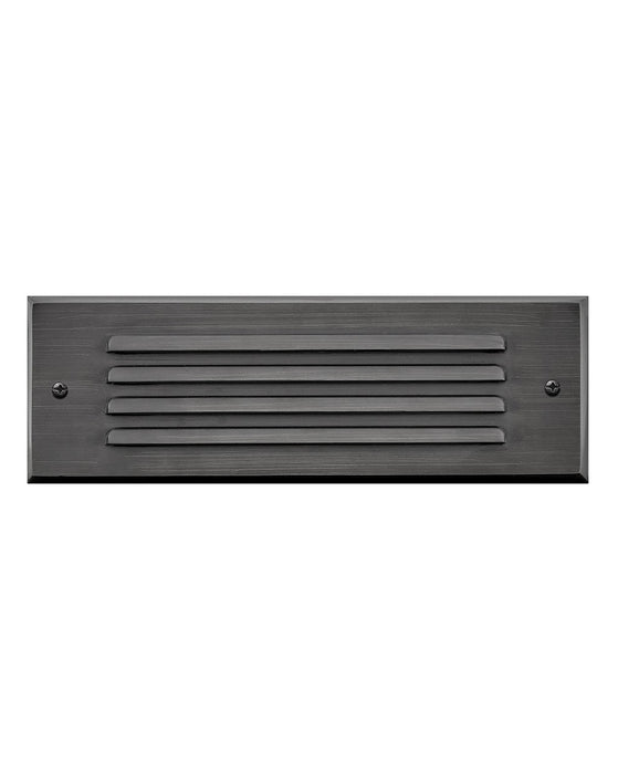 Myhouse Lighting Hinkley - 15765SK - LED Flush Step Light - Louvered Brick Light - Satin Black