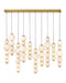 Myhouse Lighting Hinkley - 47396LCB - LED Linear Pendant - Trigo - Lacquered Brass
