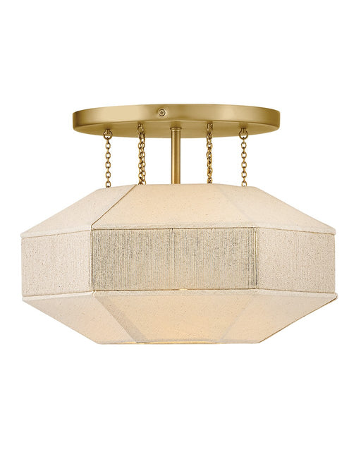 Myhouse Lighting Hinkley - 47493LCB - LED Semi-Flush Mount - Lyla - Lacquered Brass