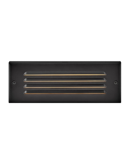 Myhouse Lighting Hinkley - 55335SSB - LED Flush Step Light - Dash Louvered - Stainless Steel Black