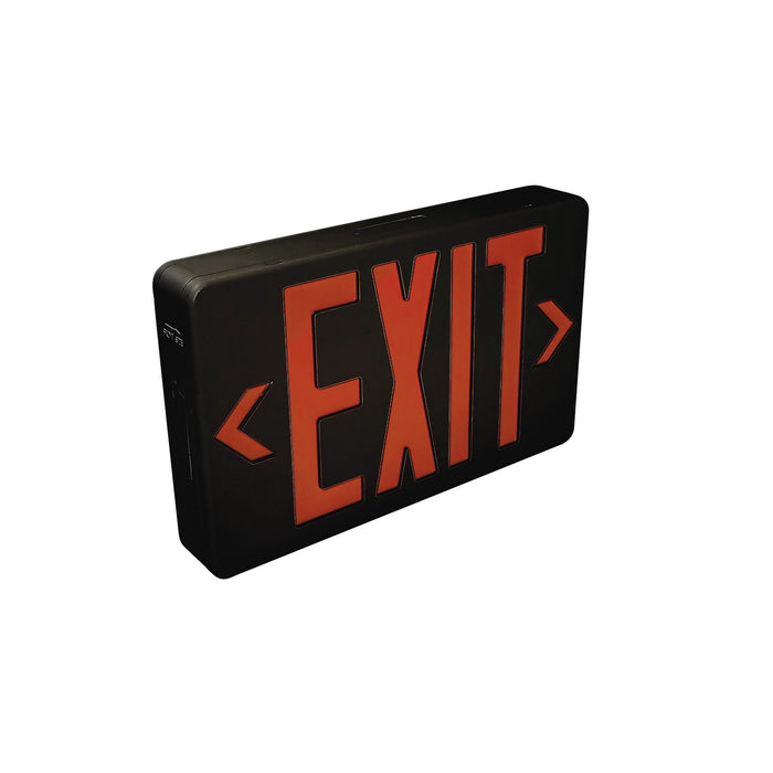 Myhouse Lighting Nora Lighting - NX-603D-LED/B - LED Exit Sign - Exit - Black