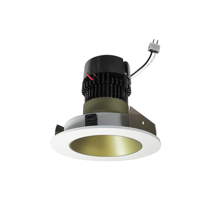 Myhouse Lighting Nora Lighting - NPRLV-4RNDCCDXCHMPW - LED Retrofit Reflector - Champagne Haze / Matte Powder White