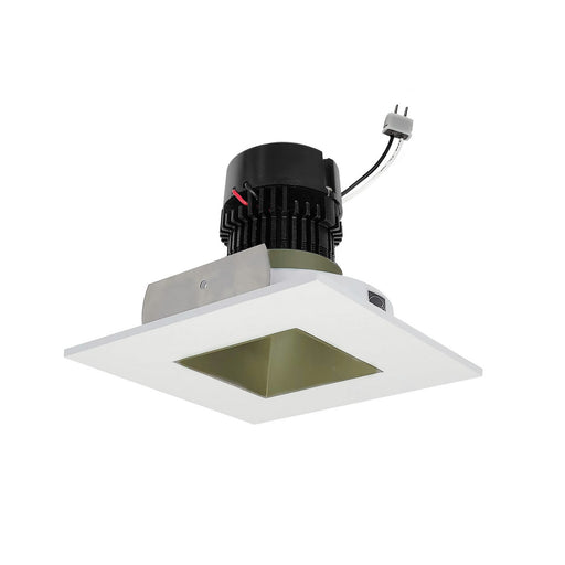 Myhouse Lighting Nora Lighting - NPRLV-4SNDSQ35XCHMPW - LED Retrofit Reflector - Champagne Haze / Matte Powder White