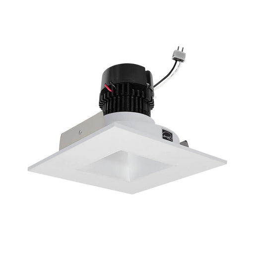 Myhouse Lighting Nora Lighting - NPRLV-4SNDSQ40XMPW - LED Retrofit Reflector - Matte Powder White