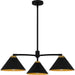 Myhouse Lighting Quoizel - ALS5032MBK - Three Light Chandelier - Alscott - Matte Black