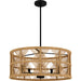 Myhouse Lighting Quoizel - AXF2822MBK - Five Light Pendant - Axford - Matte Black