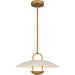 Myhouse Lighting Quoizel - BIN2818BRG - LED Pendant - Bingham - Brushed Gold