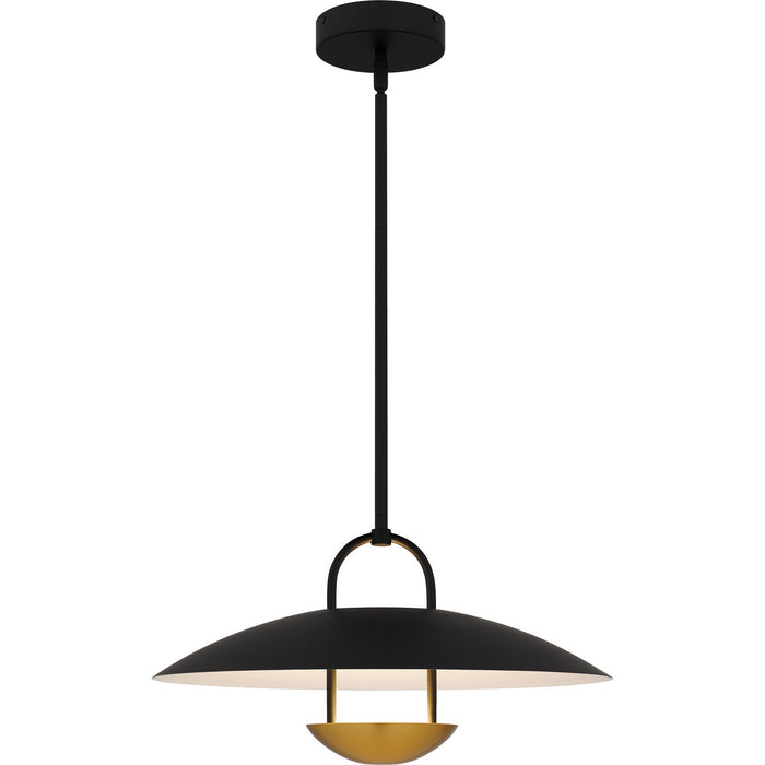 Myhouse Lighting Quoizel - BIN2818MBK - LED Pendant - Bingham - Matte Black