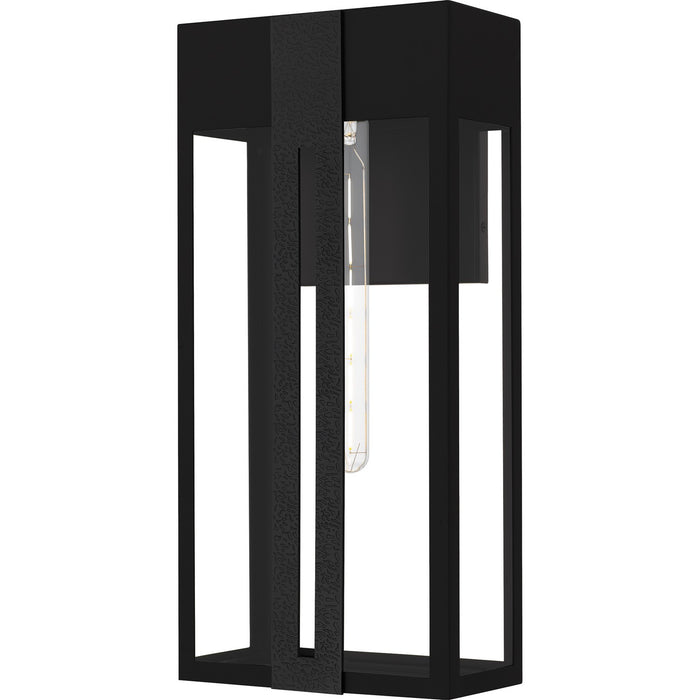 Myhouse Lighting Quoizel - BSW8409MBK - One Light Outdoor Wall Lantern - Boswell - Matte Black