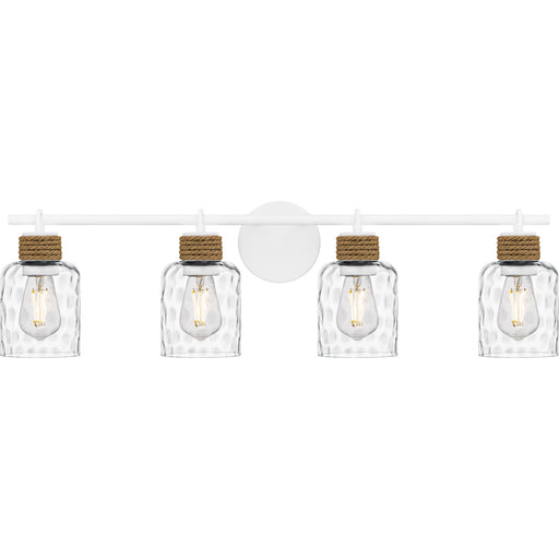 Myhouse Lighting Quoizel - BTC8634W - Four Light Bath - Baltic - Matte White