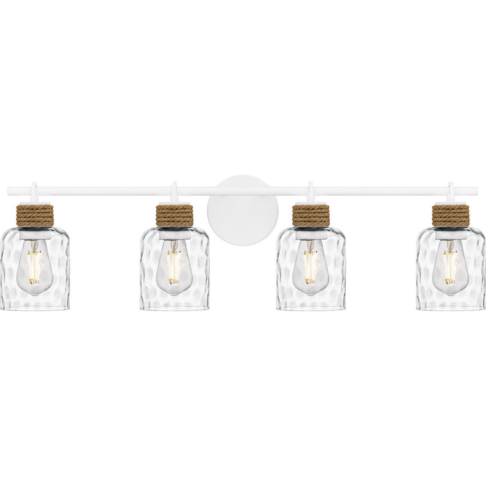Myhouse Lighting Quoizel - BTC8634W - Four Light Bath - Baltic - Matte White
