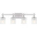 Myhouse Lighting Quoizel - BTH8631BN - Four Light Bath - Brenthouse - Brushed Nickel