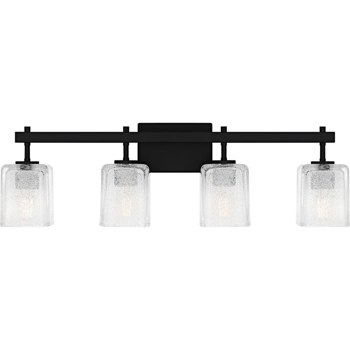 Myhouse Lighting Quoizel - BTH8631MBK - Four Light Bath - Brenthouse - Matte Black