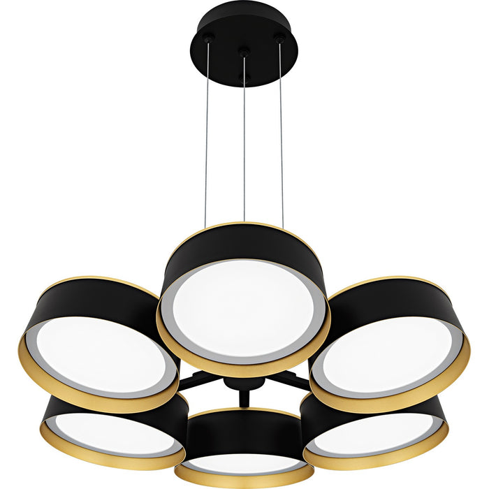 Myhouse Lighting Quoizel - BYS5026MBK - LED Chandelier - Byrnes - Matte Black