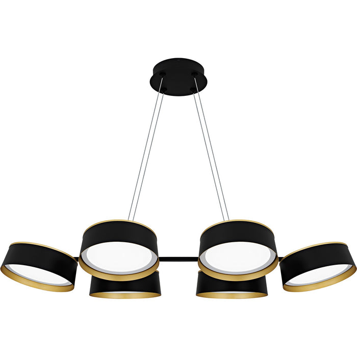 Myhouse Lighting Quoizel - BYS640MBK - LED Linear Chandelier - Byrnes - Matte Black