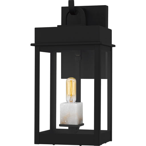 Myhouse Lighting Quoizel - CAM8407MBK - One Light Outdoor Wall Lantern - Carmen - Matte Black