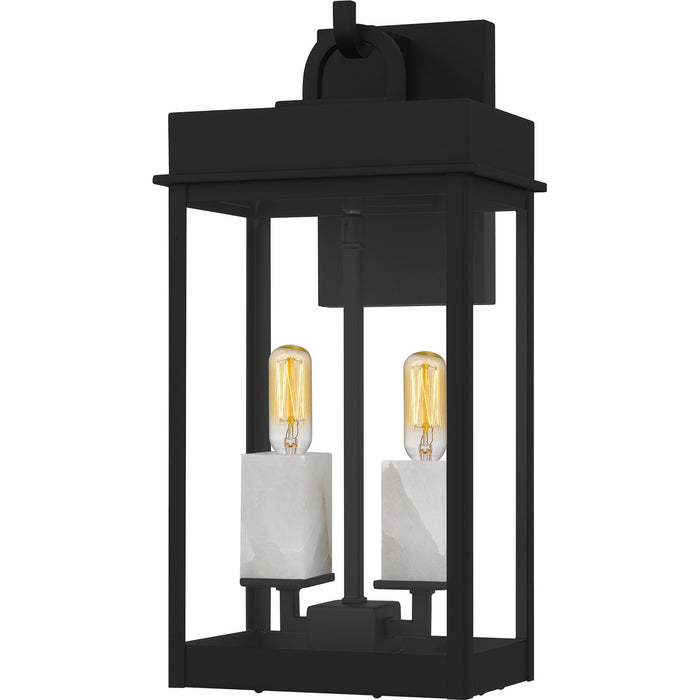 Myhouse Lighting Quoizel - CAM8408MBK - Two Light Outdoor Wall Lantern - Carmen - Matte Black