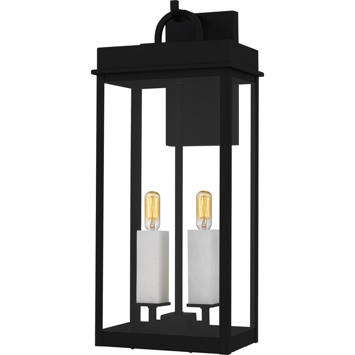 Myhouse Lighting Quoizel - CAM8409MBK - Two Light Outdoor Wall Lantern - Carmen - Matte Black