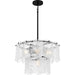 Myhouse Lighting Quoizel - CAS2824MBK - Five Light Pendant - Cassidy - Matte Black