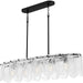 Myhouse Lighting Quoizel - CAS543MBK - Five Light Linear Chandelier - Cassidy - Matte Black