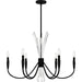 Myhouse Lighting Quoizel - CCY5032MBK - Six Light Chandelier - Cecily - Matte Black