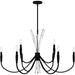 Myhouse Lighting Quoizel - CCY5040MBK - Nine Light Chandelier - Cecily - Matte Black