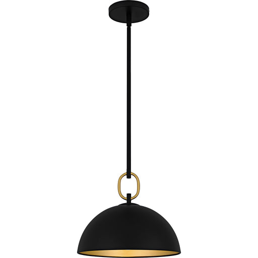 Myhouse Lighting Quoizel - CEO1812MBK - One Light Pendant - Cleo - Matte Black