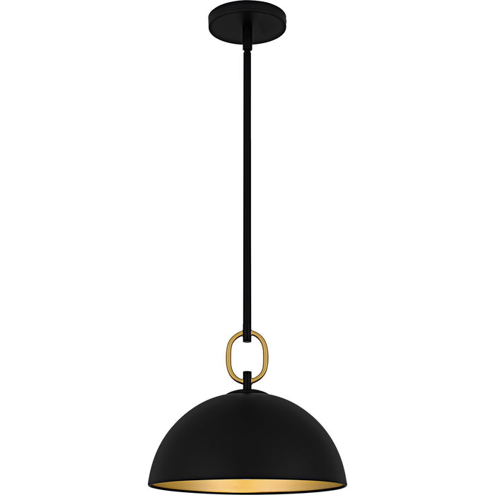 Myhouse Lighting Quoizel - CEO1812MBK - One Light Pendant - Cleo - Matte Black