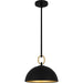 Myhouse Lighting Quoizel - CEO1812MBK - One Light Pendant - Cleo - Matte Black