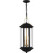 Myhouse Lighting Quoizel - CFD1910MBK - Three Light Outdoor Hanging Lantern - Crestfield - Matte Black