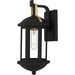 Myhouse Lighting Quoizel - CFD8406MBK - One Light Outdoor Wall Lantern - Crestfield - Matte Black