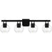 Myhouse Lighting Quoizel - CIA8632MBK - Four Light Bath - Celina - Matte Black