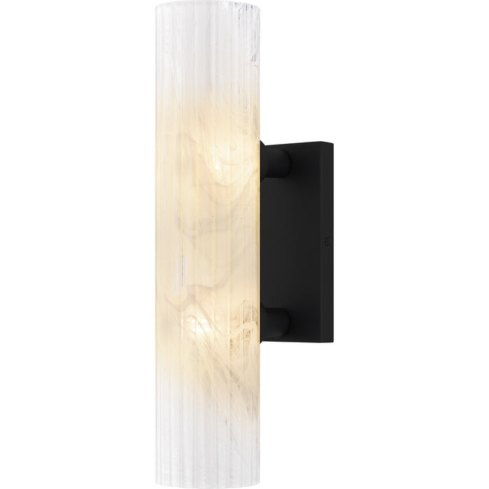 Myhouse Lighting Quoizel - CRR8805MBK - Two Light Wall Sconce - Curran - Matte Black